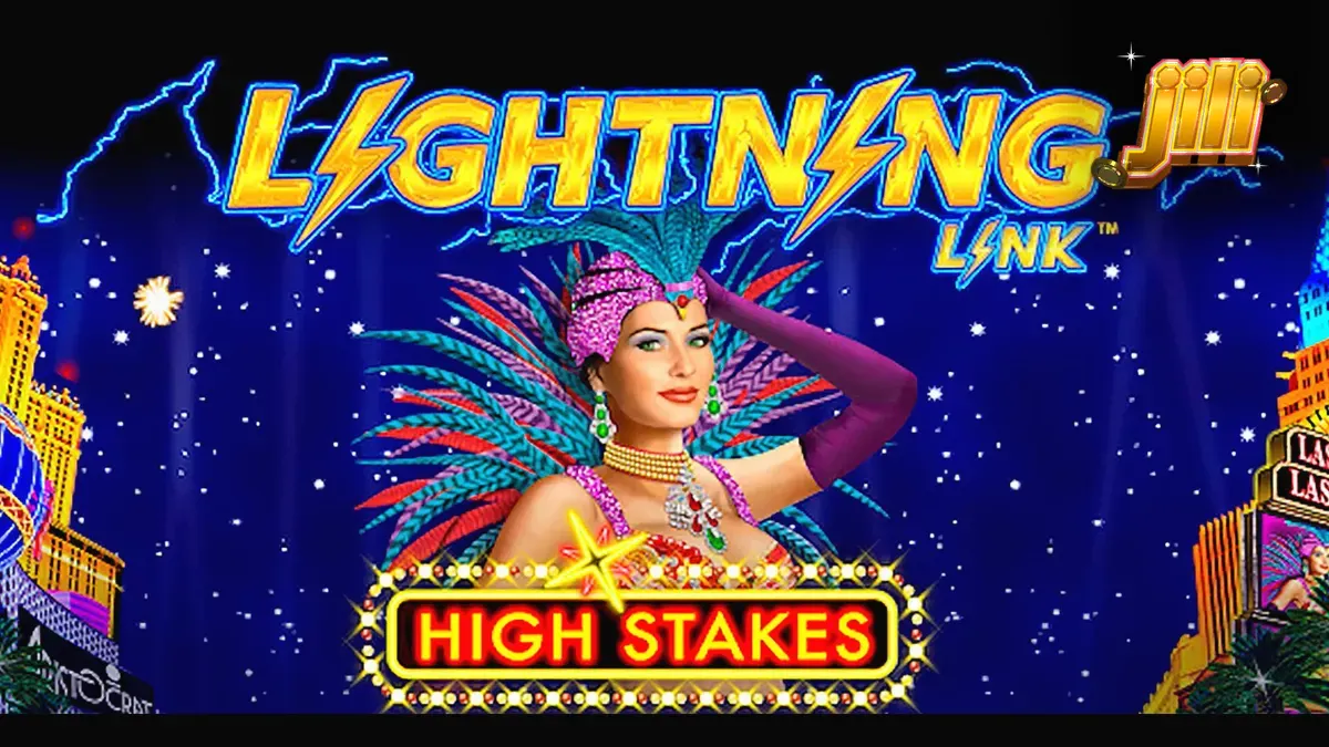 Interface do jogo Lightning Link High Stakes em um dispositivo digital.